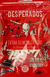 Фильтры для самокруток Desperados Extra Slim XL 5.3 мм 100 шт