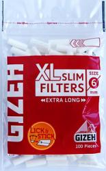 Фильтры для самокруток Gizeh XL Slim Extra Long Фильтры для самокруток Gizeh XL Slim Extra Long