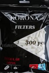 Фильтры для самокруток Korona Regular Long 8 мм (300 шт.)