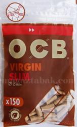 Фильтры для самокруток OCB Slim Unbleached 150