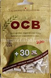 Фильтры для самокруток OCB slim ecological 120+30