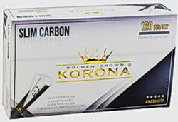 Гильзы сигаретные Korona Slim Carbon 120
