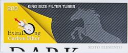 Гильзы сигаретные Dark Horse Extra Long Carbon 200