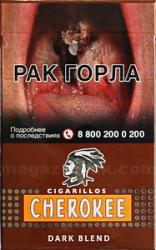 Сигариллы Cherokee смесь тёмных табаков с фильтром (20 шт.)