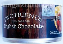 Трубочный табак TWO FRIENDS English Chocolate (50 гр.)